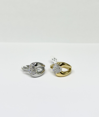 Wholesaler Aliya Bijoux - Rhinestone drop ring