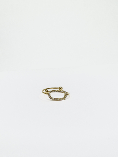 Wholesaler Aliya Bijoux - Oval rectangle ring
