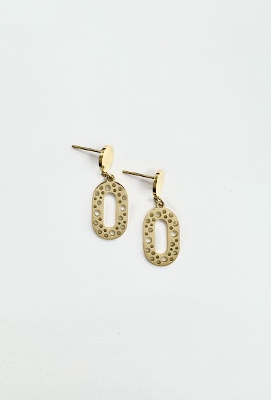 Wholesaler Aliya Bijoux - Oval earring