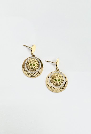 Wholesaler Aliya Bijoux - Lion earring