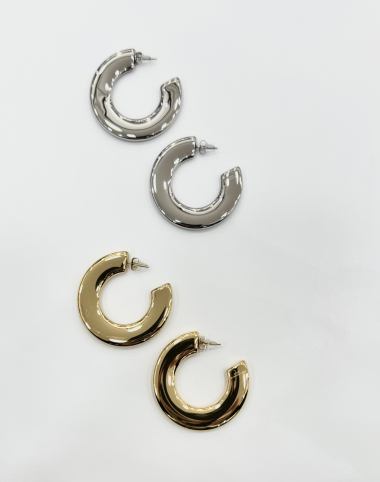 Wholesaler Aliya Bijoux - Leaf earring