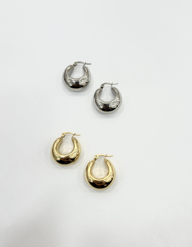 Wholesaler Aliya Bijoux - Leaf earring