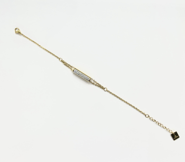 Grossiste Aliya Bijoux - Bracelet barre strass