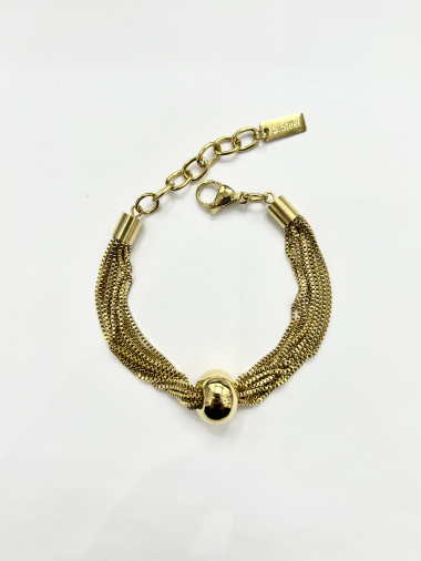 Wholesaler Aliya Bijoux - Fringe ball bracelet