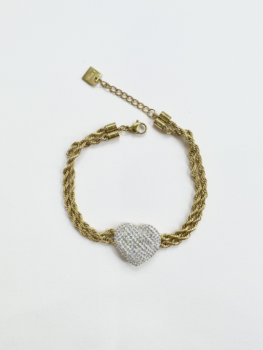 Wholesaler Aliya Bijoux - Heart bracelet