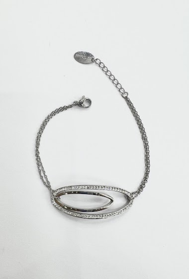 Großhändler Aliya Bijoux - Doppeltes ovales Armband