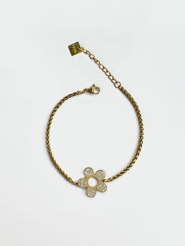 Wholesaler Aliya Bijoux - flower bracelet
