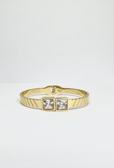 Grossiste Aliya Bijoux - Bracelet jonc carré