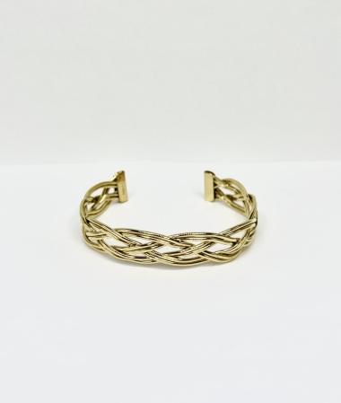 Wholesaler Aliya Bijoux - Twisted bangle bracelet