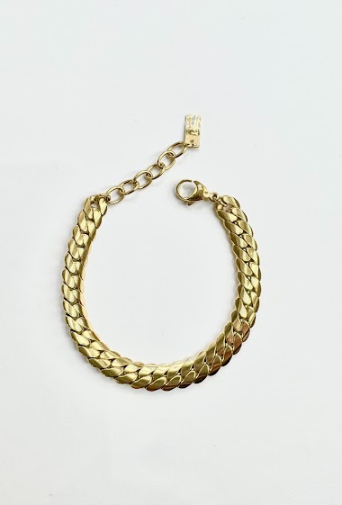 Wholesaler Aliya Bijoux - T2 wide mesh bracelet