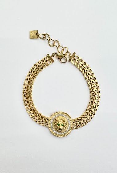 Grossiste Aliya Bijoux - Bracelet lion