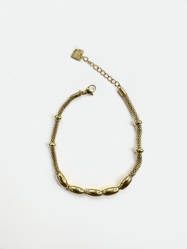Grossiste Aliya Bijoux - Bracelet perle ovale