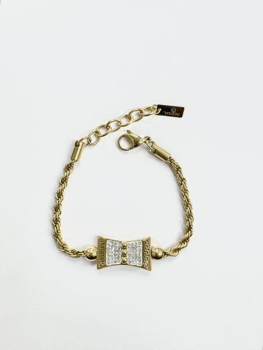 Grossiste Aliya Bijoux - Bracelet rectangle arrondie