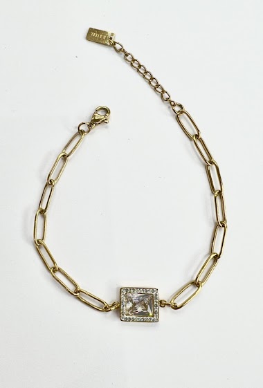 Grossiste Aliya Bijoux - Bracelet rectangle coloré