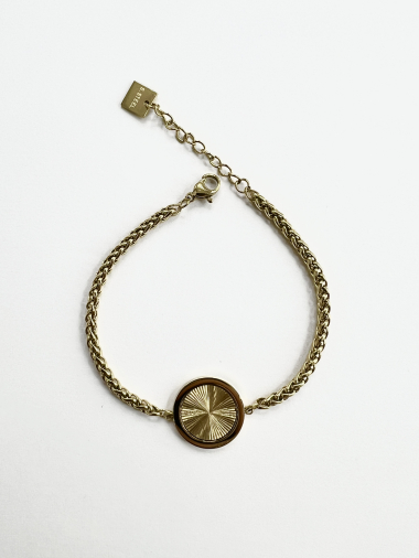 Grossiste Aliya Bijoux - Bracelet rond cercle doré