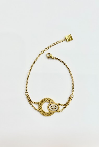 Grossiste Aliya Bijoux - Bracelet rond cercle ovale