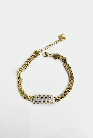 Grossiste Aliya Bijoux - Bracelet zigzag