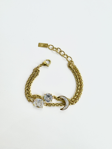 Grossiste Aliya Bijoux - Bracelet carré et rond