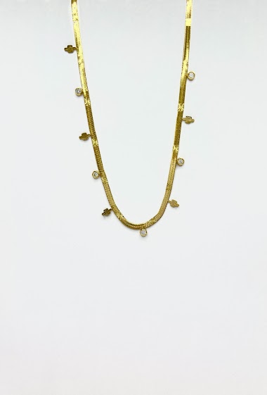 Wholesaler Aliya Bijoux - Cactus necklace