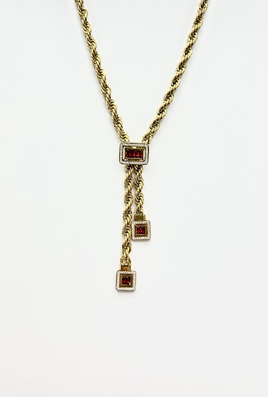 Großhändler Aliya Bijoux - Quadratische Halskette
