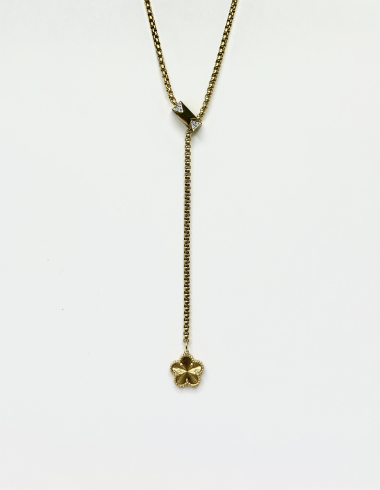 Wholesaler Aliya Bijoux - Flower necklace