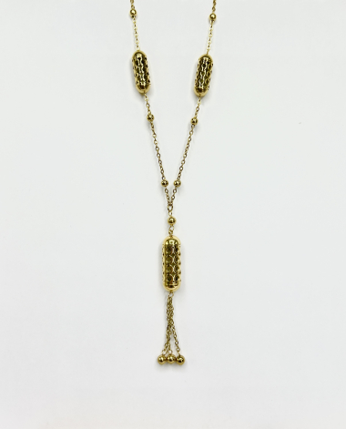 Wholesaler Aliya Bijoux - Rounded rectangle necklace