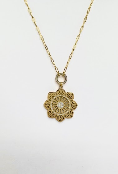 Wholesaler Aliya Bijoux - Octagon necklace