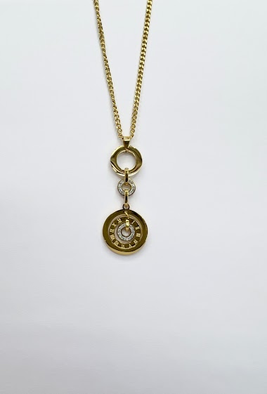 Wholesaler Aliya Bijoux - round circle necklace