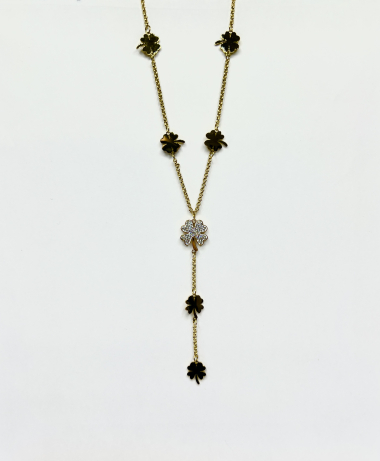 Wholesaler Aliya Bijoux - Clover necklace