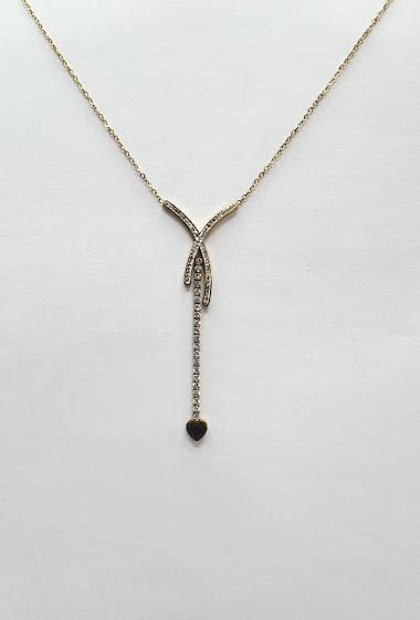 Wholesaler Aliya Bijoux - V heart necklace