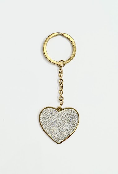 Wholesaler Aliya Bijoux - Heart key ring