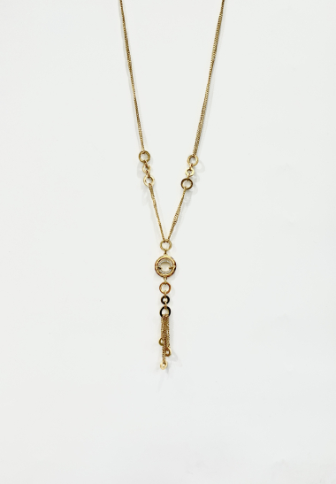 Wholesaler Aliya Bijoux - Circle number necklace