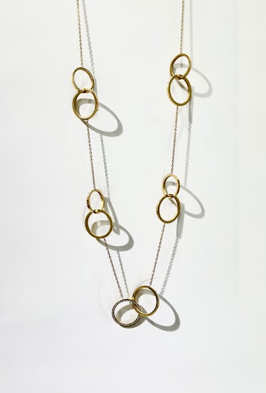 Wholesaler Aliya Bijoux - Circle necklace