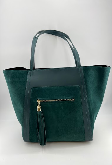 Wholesaler ALIZE PARIS - Suede leather shoulder bag
