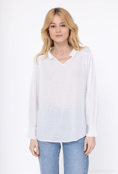 Wholesaler ALLEN&JO - Dotted blouse