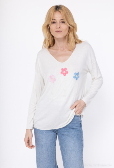 Wholesaler ALLEN&JO - Sweater with pattern