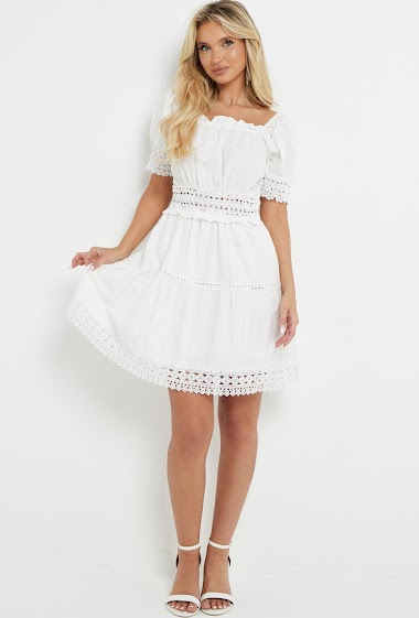 Wholesaler Allyson - Dress witth lace details