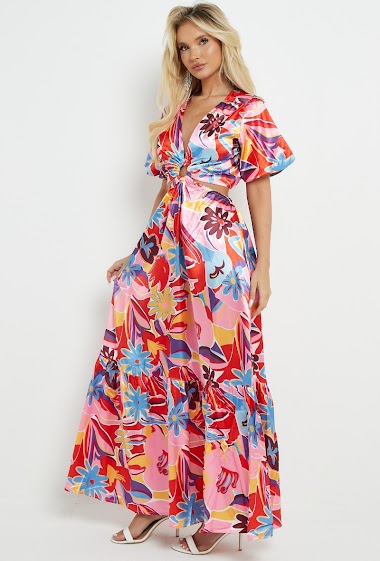 Wholesaler Allyson - Flower printed dress