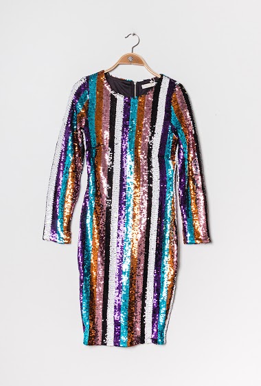 Wholesaler Allyson - Sequinned party dress