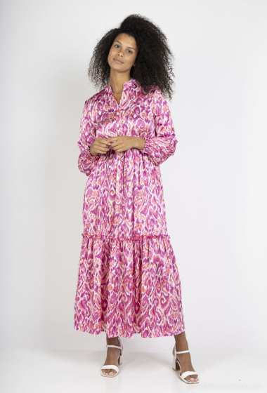 Großhändler ALYA - Sommerkleid mit bunten Mustern – Lebendig und verspielt