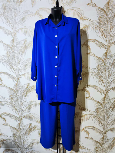 Wholesaler ALYRA - ABAYA - Oversized shirt dress and pants set