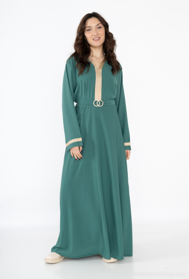 Großhändler ALYRA - ABAYA - Medina-Kaftan-Abaya-Kleid aus Seide
