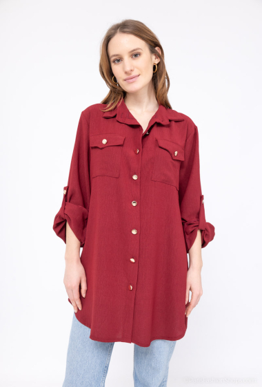 Wholesaler Alyra - Unicolor shirt blouse