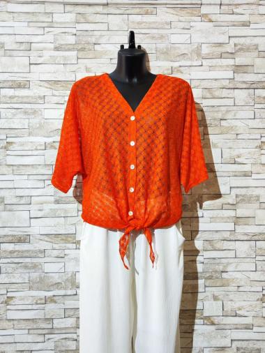 Wholesaler Alyra - 5 button blouse.