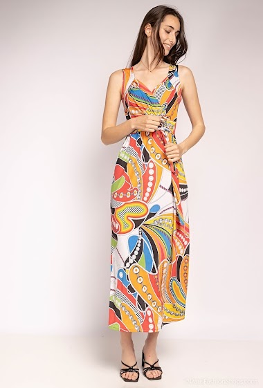 Wholesaler Alyra - Long printed dress.