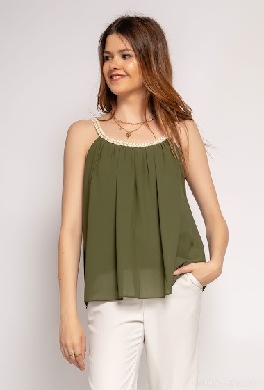 Wholesaler Alyra - Top with braided straps