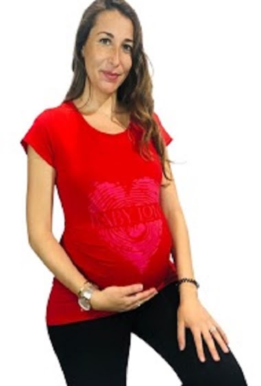 Wholesaler Alison B. Paris - "baby soon" top maternity ALISON B. made in france