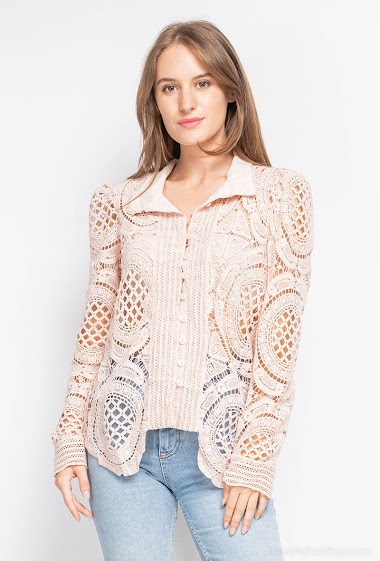 Wholesaler Amy&Clo - Crochet shirt