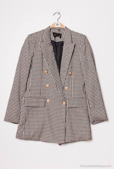 Wholesaler Amy&Clo - Jacquard jacket and skirt set