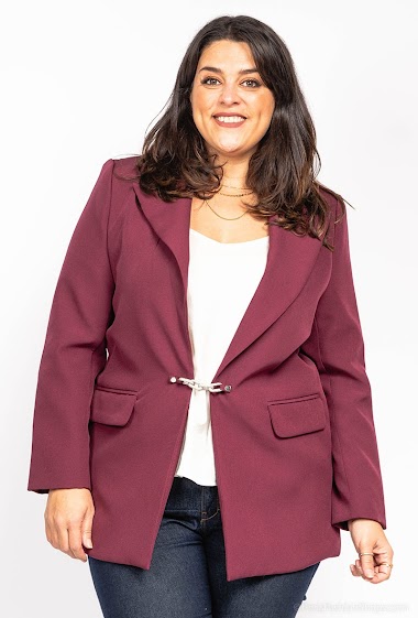 Wholesalers Amy&Clo Grande Taille - Blazer with detail